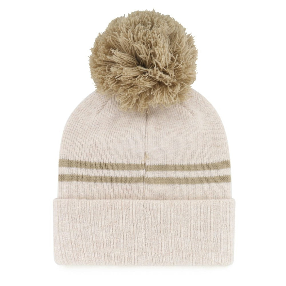 Detroit Tigers '47 Women's Latte Cuffed Knit Hat with Pom Clearance
