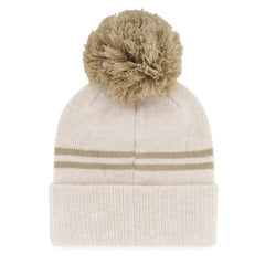 Detroit Tigers '47 Women's Latte Cuffed Knit Hat with Pom Clearance