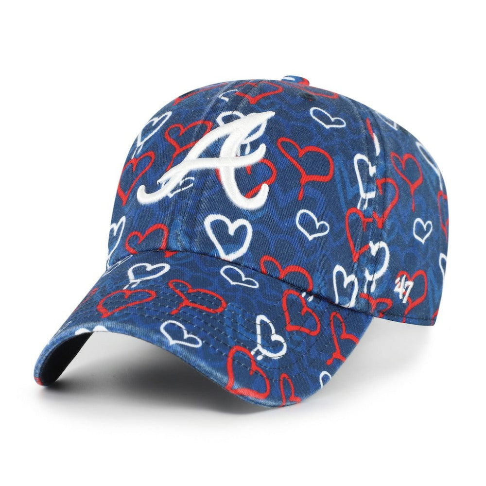 Atlanta Braves '47 Girls Youth Mural Clean Up Adjustable Hat Clearance