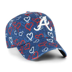 Atlanta Braves '47 Girls Youth Mural Clean Up Adjustable Hat Clearance