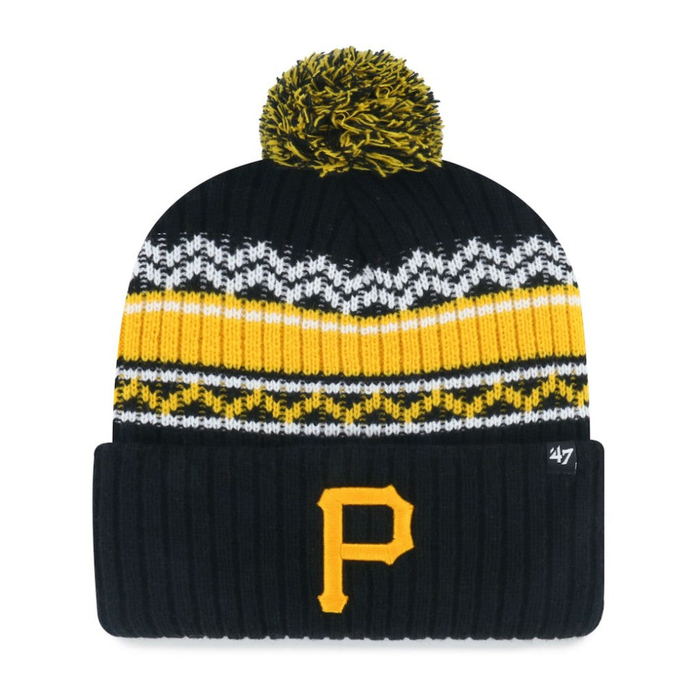 Pittsburgh Pirates '47 Youth Polar Vortex Cuffed Knit Hat with Pom Sale
