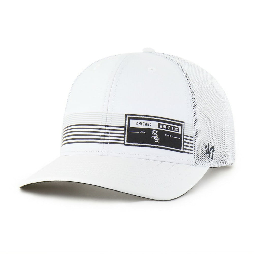 Chicago White Sox '47 Rangefinder brrr Trucker Adjustable Hat Lifestyle