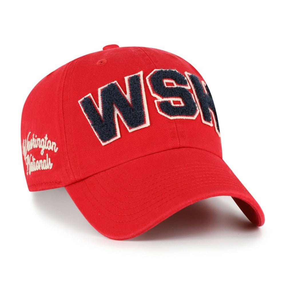 Washington Nationals '47 Women's Zoey Clean Up Adjustable Hat Sale