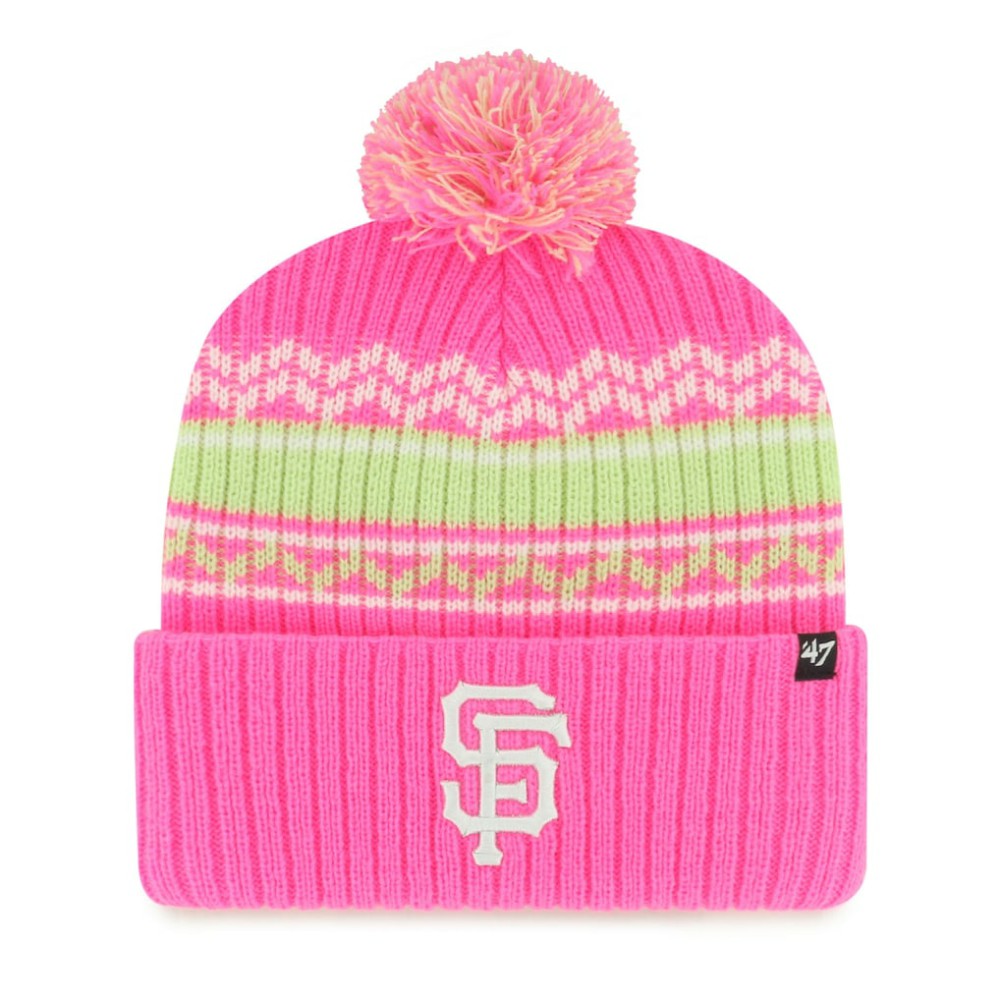 San Francisco Giants '47 Youth Polar Vortex Cuffed Knit Hat with Pom On Sale