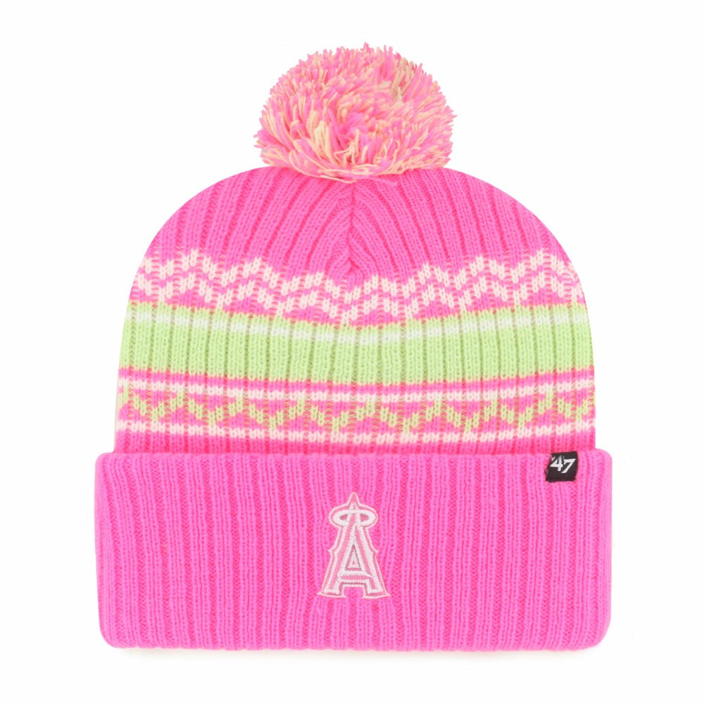 Los Angeles Angels '47 Youth Polar Vortex Cuffed Knit Hat with Pom Clearance