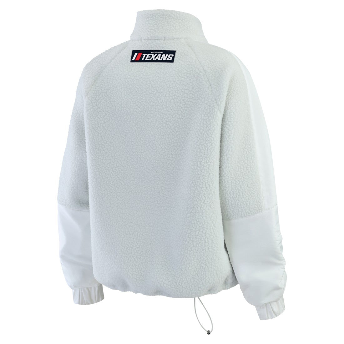 Houston Texans WEAR by Erin Andrews Women's Polar Fleece Half-Zip Jacket White - NFL