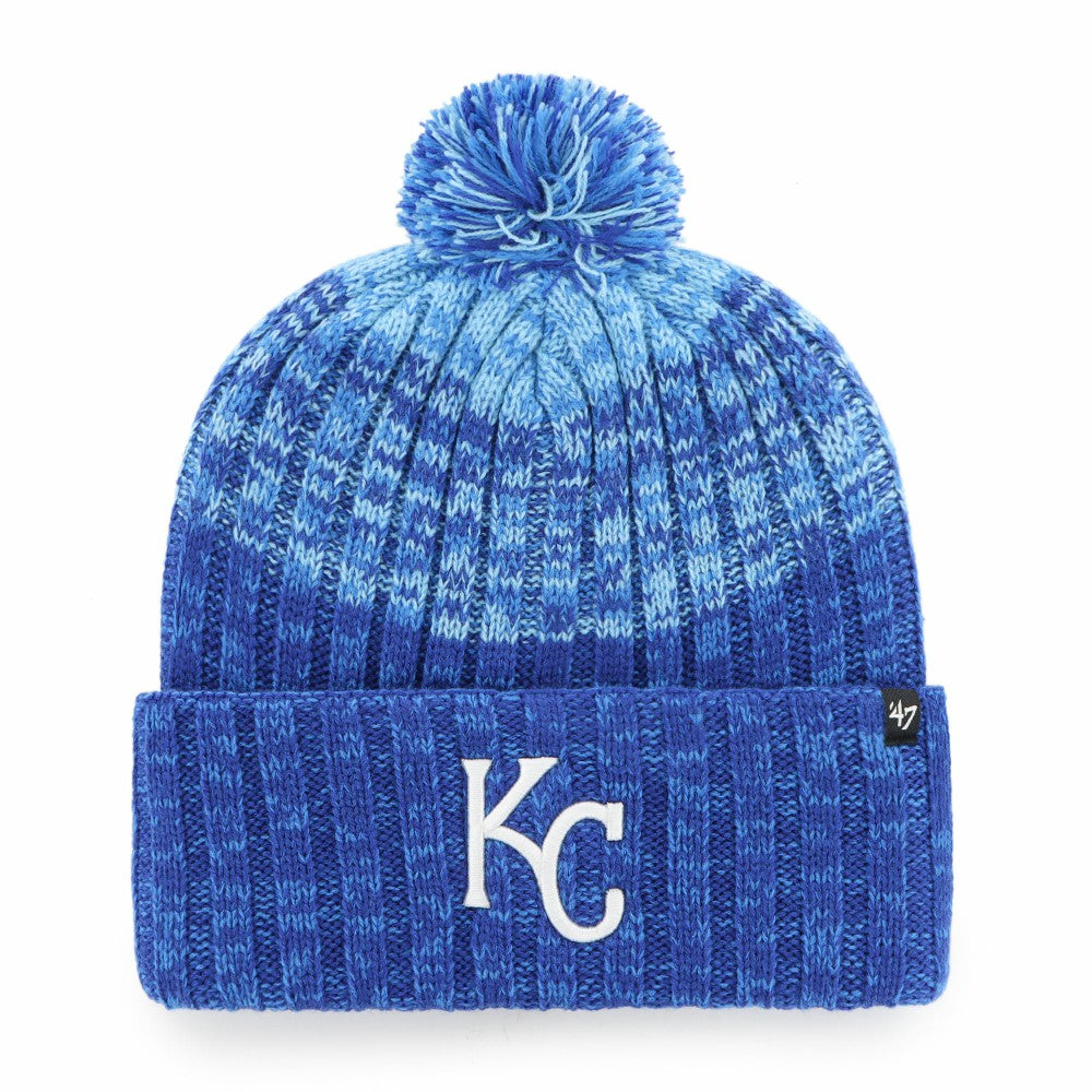Kansas City Royals '47 Cascade Cuffed Knit Hat with Pom Lifestyle