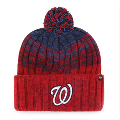 Washington Nationals '47 Cascade Cuffed Knit Hat with Pom for sale