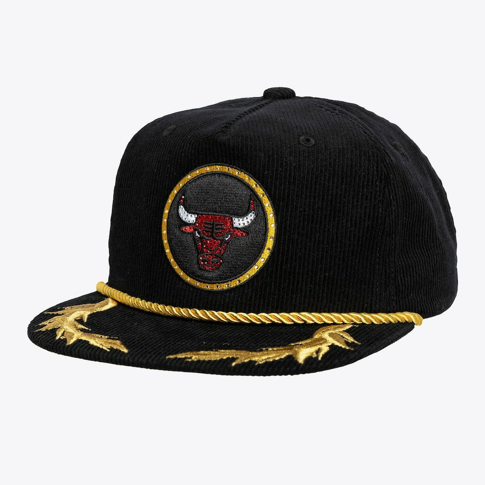 Mitchell & Ness - Chicago Bulls x DANNIJO Women's Deadstock Cord Snapback Hat - Black