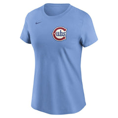 Dansby Swanson Chicago Cubs Nike Women's Cooperstown Collection Fuse Name & Number T-Shirt Clearance