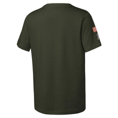 Houston Texans Youth 2025 Salute to Service Sideline Dri-FIT T-Shirt Olive - Nike