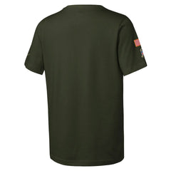 Minnesota Vikings Youth 2025 Salute to Service Sideline Dri-FIT T-Shirt Olive - Nike