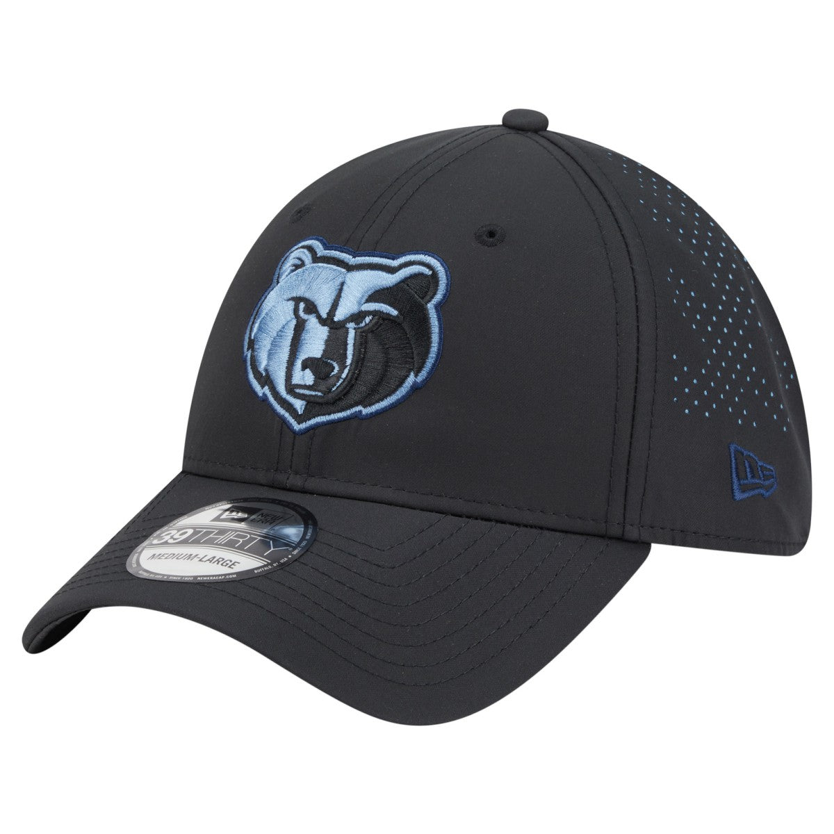 New Era - Memphis Grizzlies Night 39THIRTY Flex Hat - Black