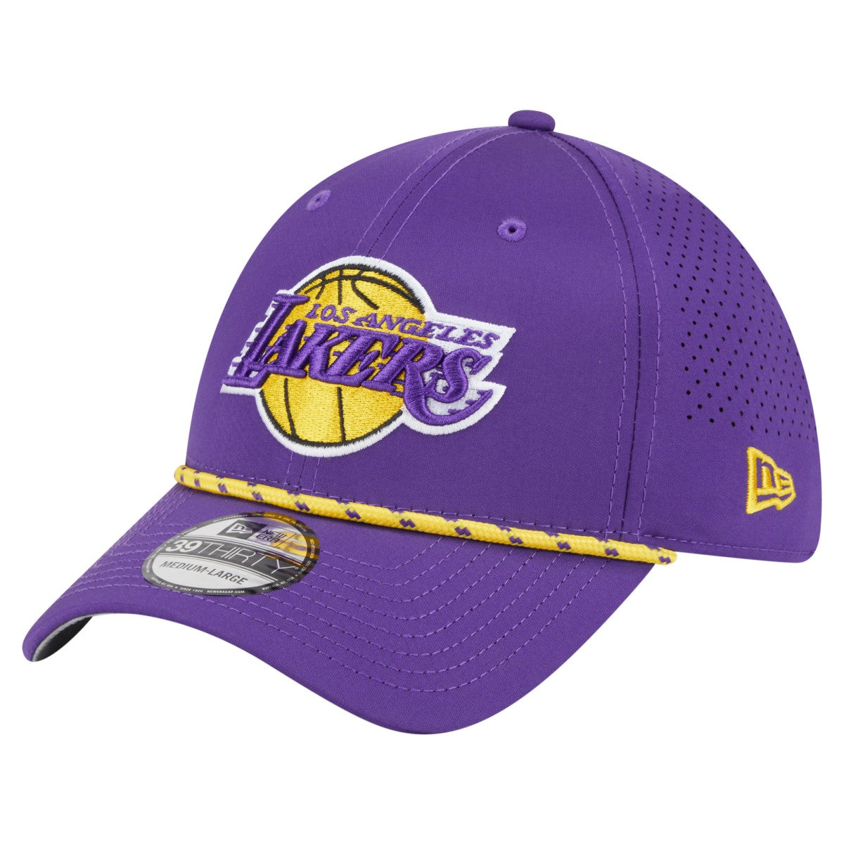 New Era - Los Angeles Lakers Featherweight Poly Rope Flex 39Thirty Hat - Purple