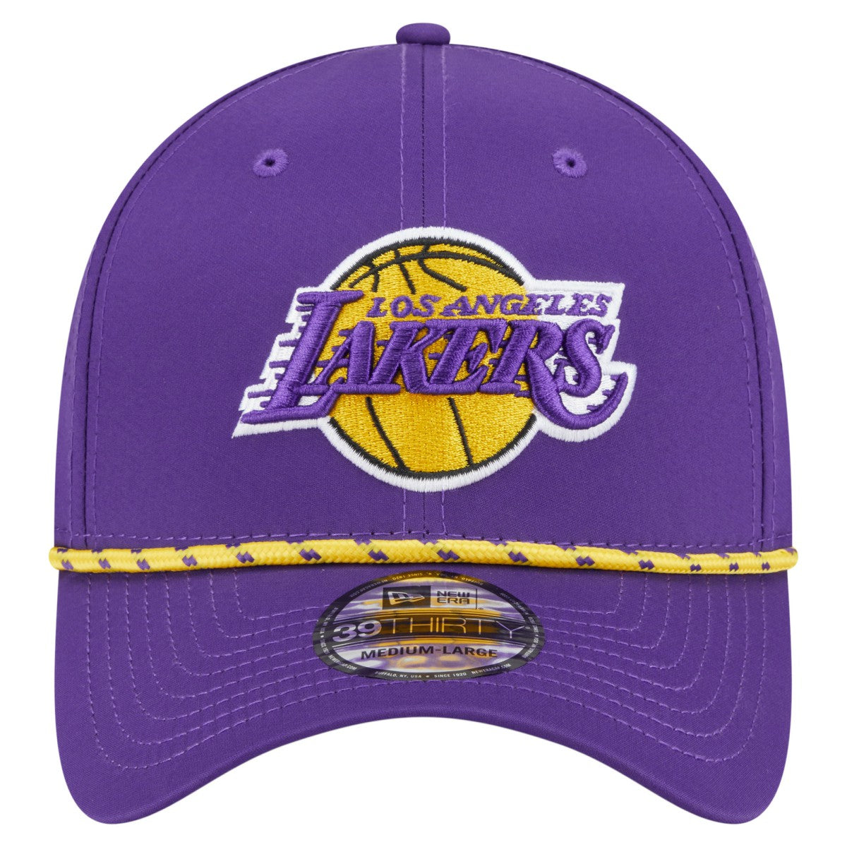 New Era - Los Angeles Lakers Featherweight Poly Rope Flex 39Thirty Hat - Purple