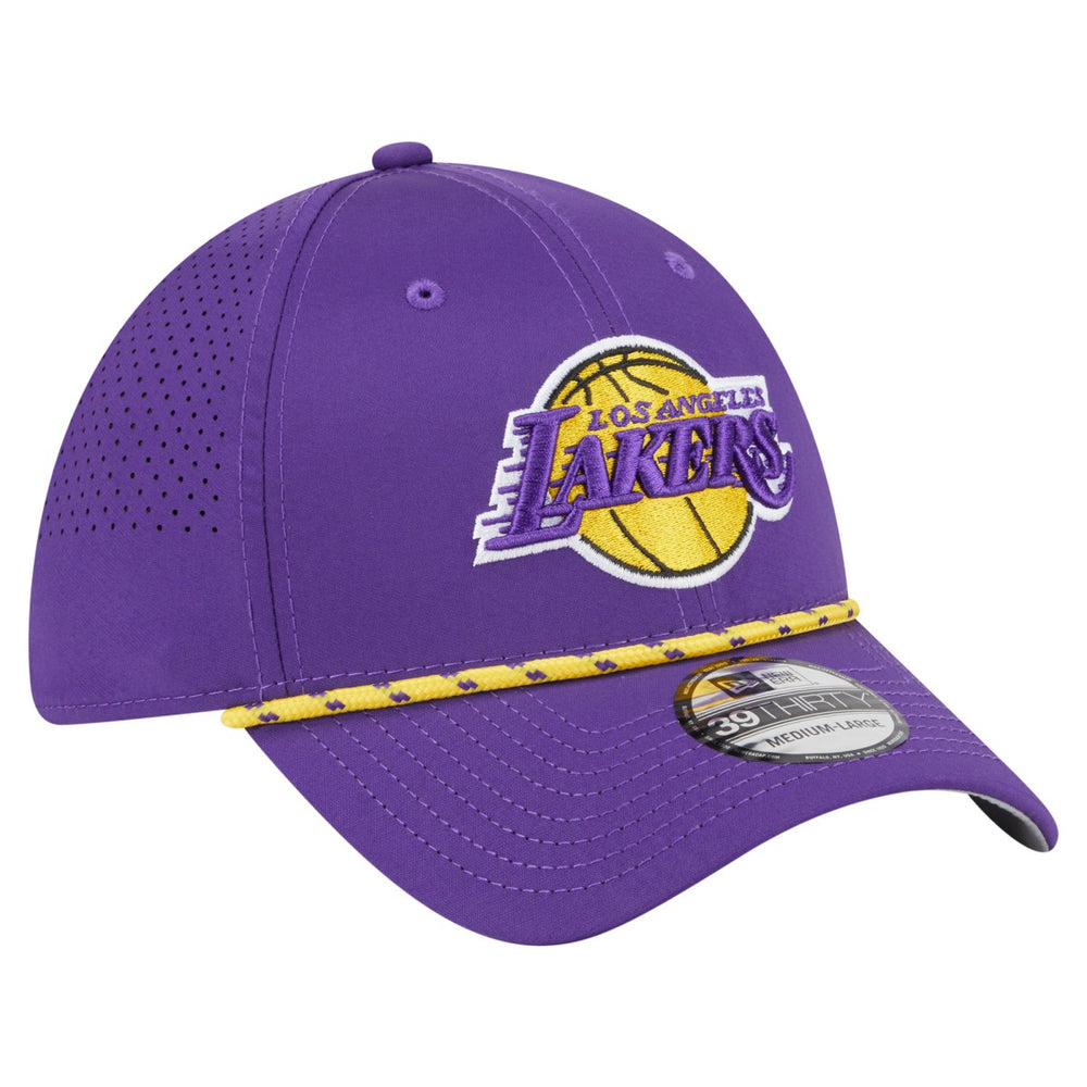 New Era - Los Angeles Lakers Featherweight Poly Rope Flex 39Thirty Hat - Purple