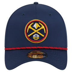 New Era - Denver Nuggets Featherweight Poly Rope Flex 39Thirty Hat - Navy