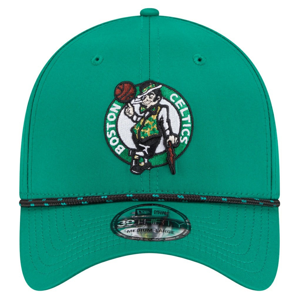 New Era - Boston Celtics Featherweight Poly Rope Flex 39Thirty Hat - Kelly Green