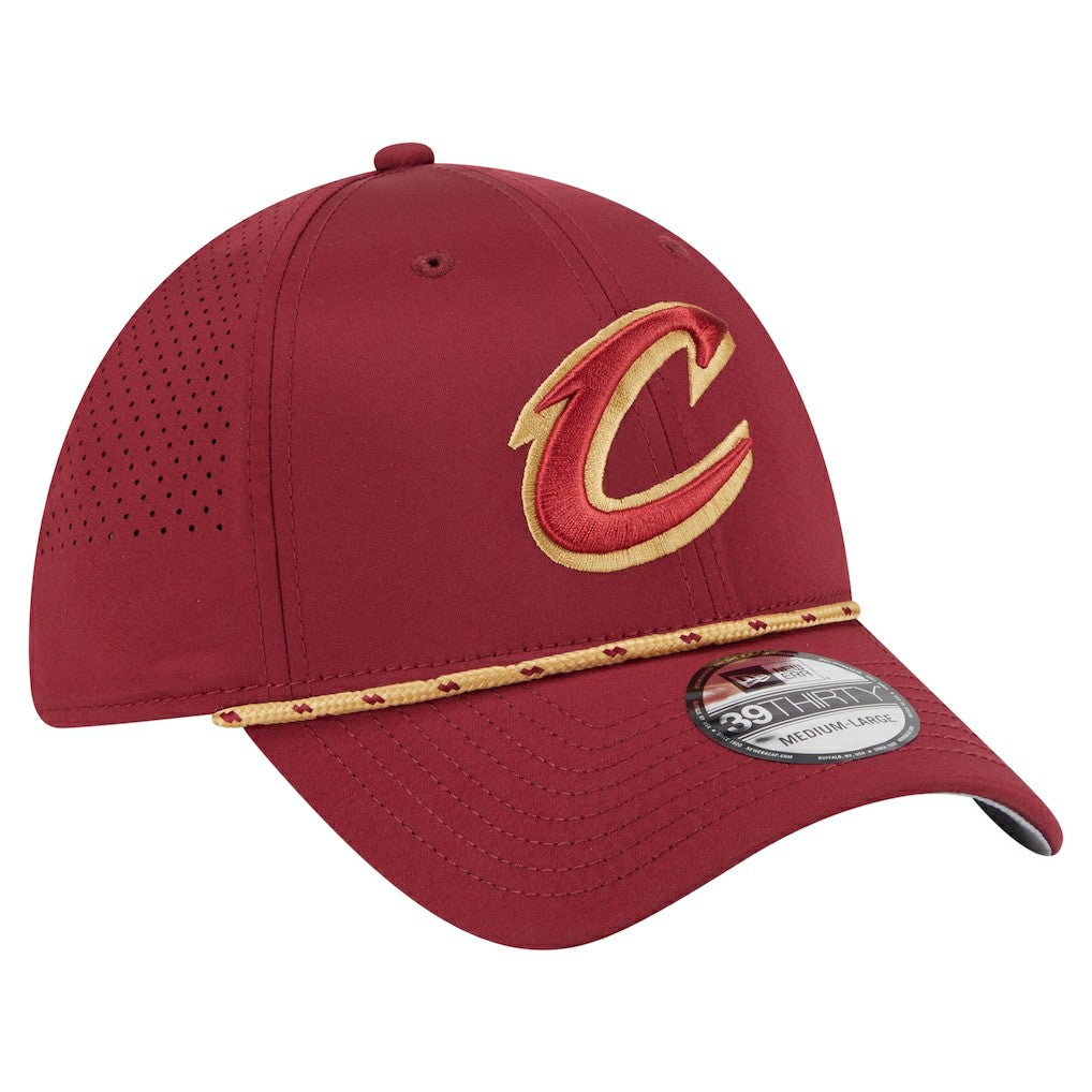 New Era - Cleveland Cavaliers Featherweight Poly Rope Flex 39Thirty Hat - Wine