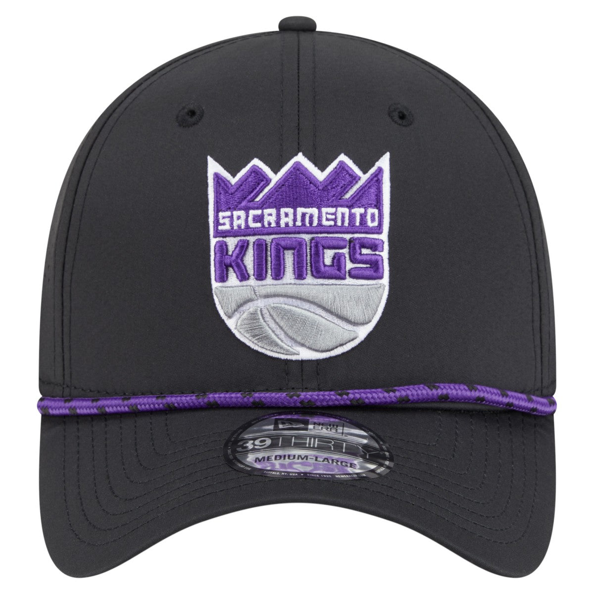 New Era - Sacramento Kings Featherweight Poly Rope Flex 39Thirty Hat - Black