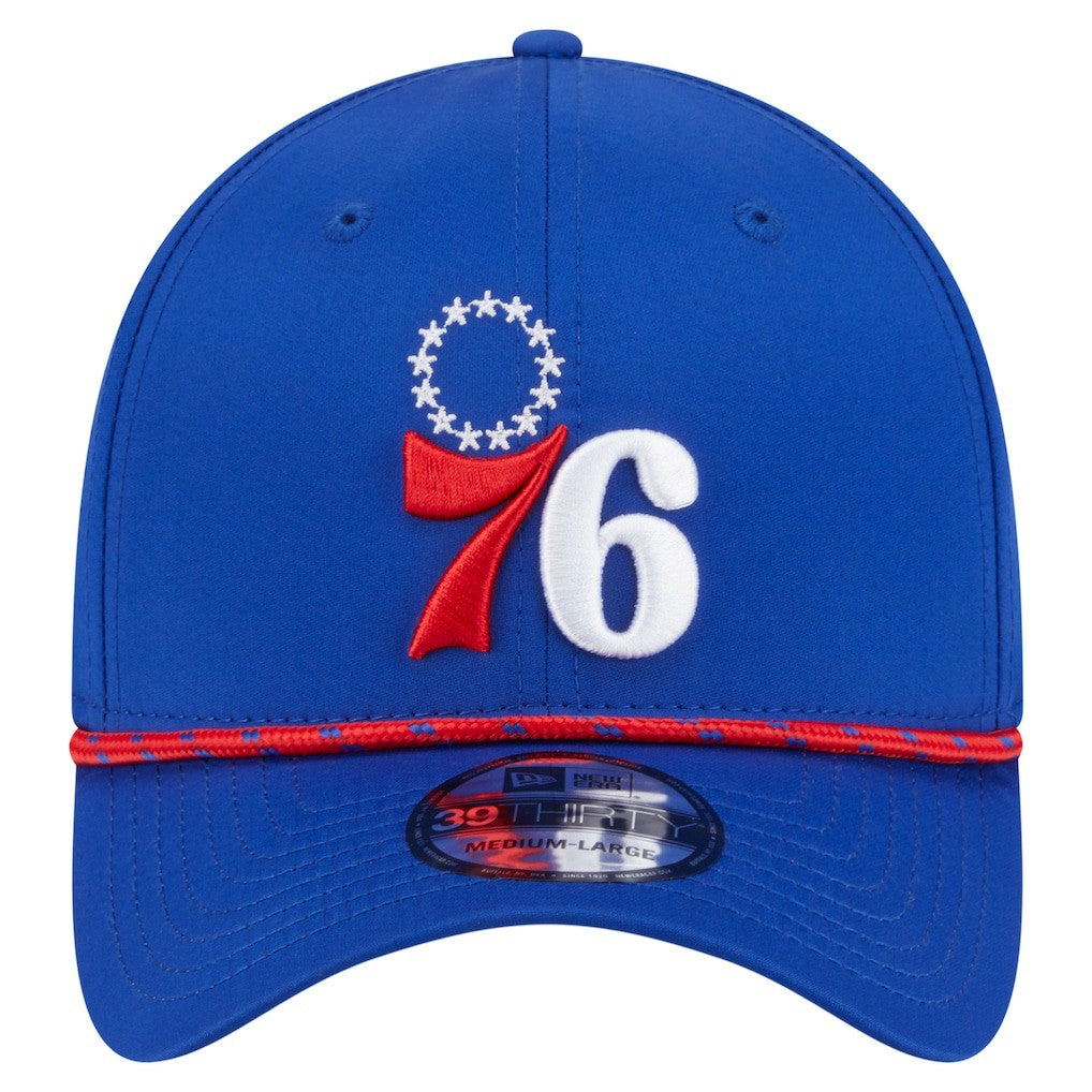 New Era - Philadelphia 76ers Featherweight Poly Rope Flex 39Thirty Hat - Royal