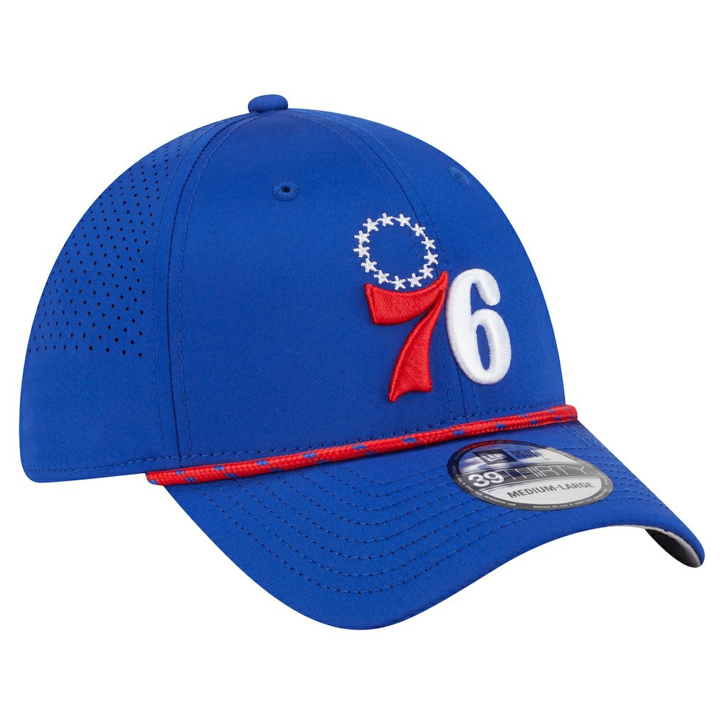 New Era - Philadelphia 76ers Featherweight Poly Rope Flex 39Thirty Hat - Royal