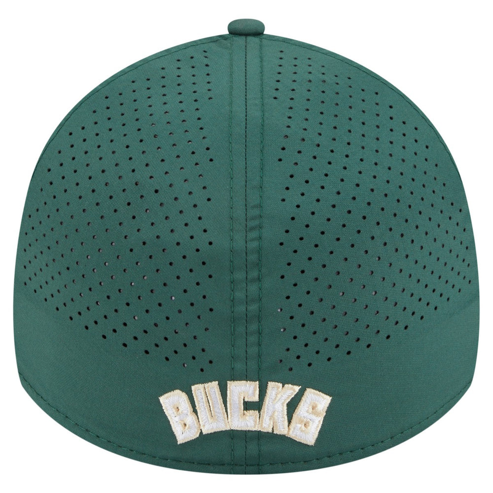 New Era - Milwaukee Bucks Featherweight Poly Rope Flex 39Thirty Hat - Hunter Green
