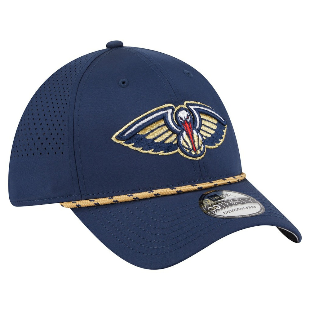 New Era - New Orleans Pelicans Featherweight Poly Rope Flex 39Thirty Hat - Navy