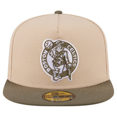 New Era - Boston Celtics Color Pack Two-Tone 59FIFTY A-Frame Fitted Hat - Tan