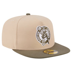 New Era - Boston Celtics Color Pack Two-Tone 59FIFTY A-Frame Fitted Hat - Tan