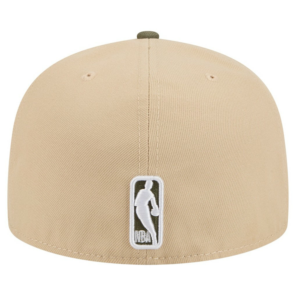 New Era - Brooklyn Nets Color Pack Two-Tone 59FIFTY A-Frame Fitted Hat - Tan