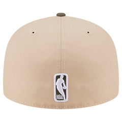 New Era - Golden State Warriors Color Pack Two-Tone 59FIFTY A-Frame Fitted Hat - Tan