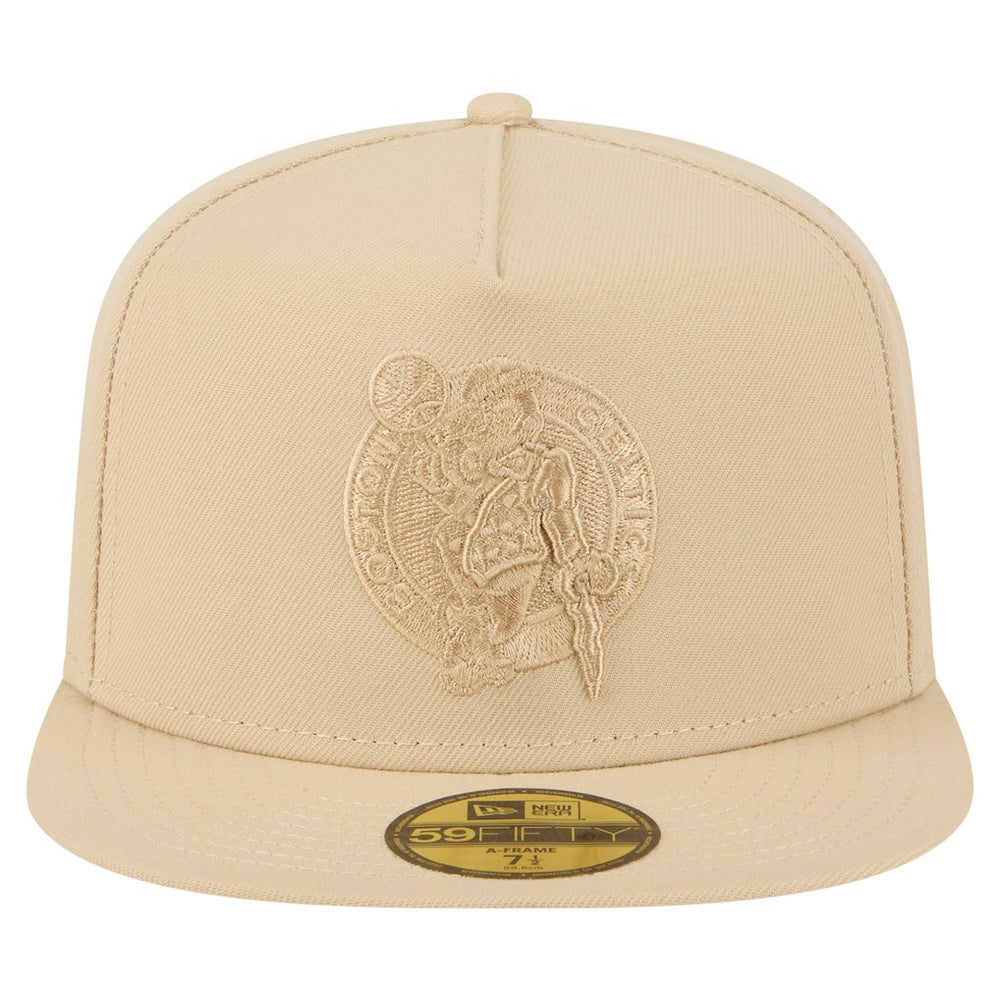 New Era - Boston Celtics Color Pack A-Frame 59FIFTY Fitted Hat - Khaki