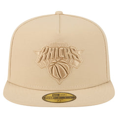 New Era - New York Knicks Color Pack A-Frame 59FIFTY Fitted Hat - Khaki