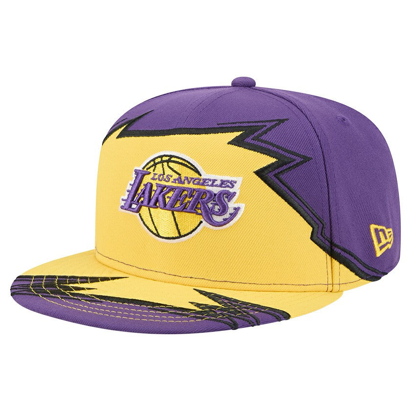 New Era - Los Angeles Lakers Break 59FIFTY Fitted Hat - Purple/Gold