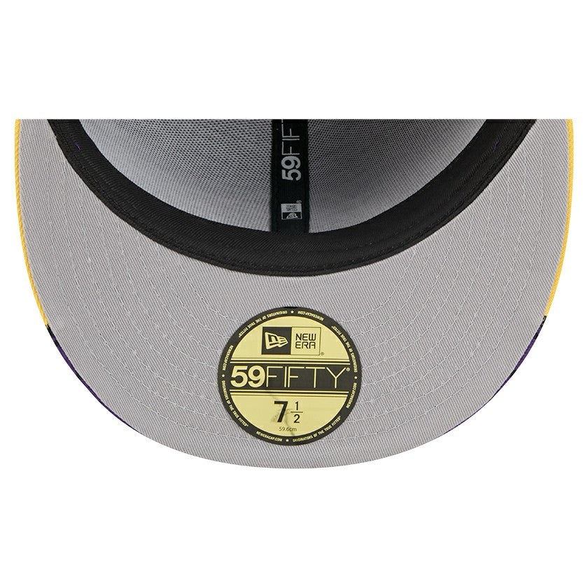 New Era - Los Angeles Lakers Break 59FIFTY Fitted Hat - Purple/Gold