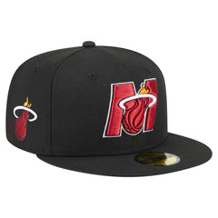 New Era - Miami Heat Deceptor 59FIFTY Fitted Hat - Black