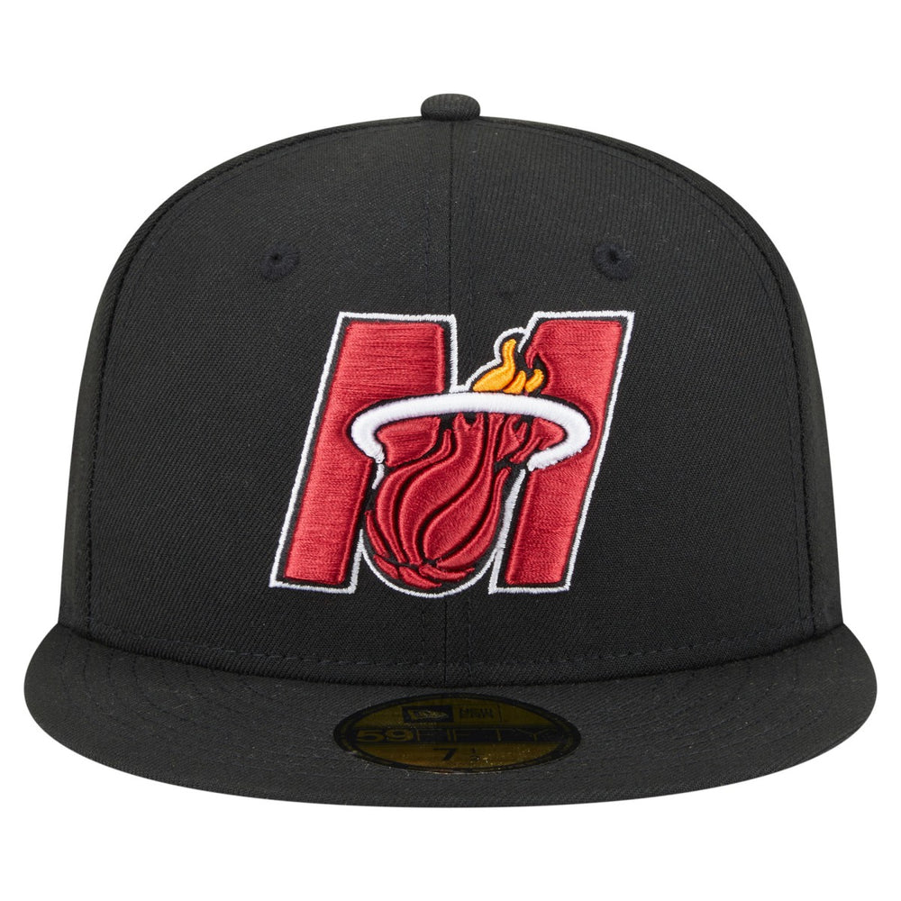 New Era - Miami Heat Deceptor 59FIFTY Fitted Hat - Black