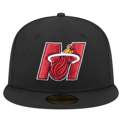 New Era - Miami Heat Deceptor 59FIFTY Fitted Hat - Black