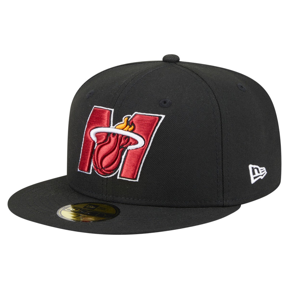 New Era - Miami Heat Deceptor 59FIFTY Fitted Hat - Black