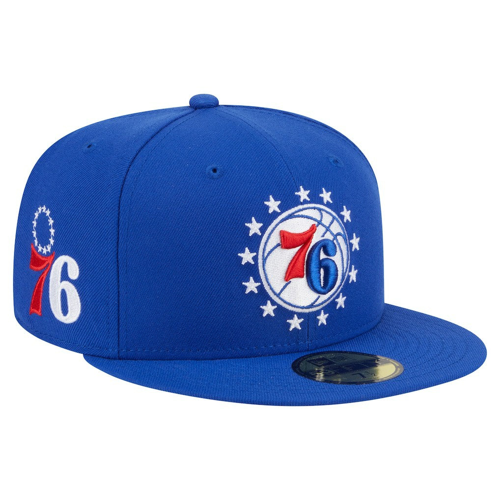 New Era - Philadelphia 76ers Deceptor 59FIFTY Fitted Hat - Royal