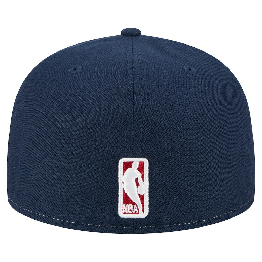 New Era - Denver Nuggets Repeat 59Fifty Fitted Hat - White/Navy