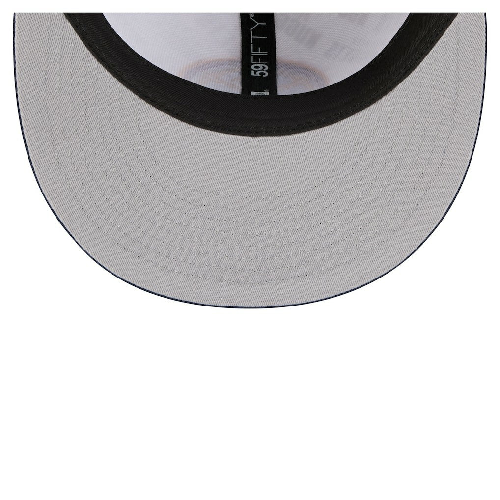 New Era - Denver Nuggets Repeat 59Fifty Fitted Hat - White/Navy
