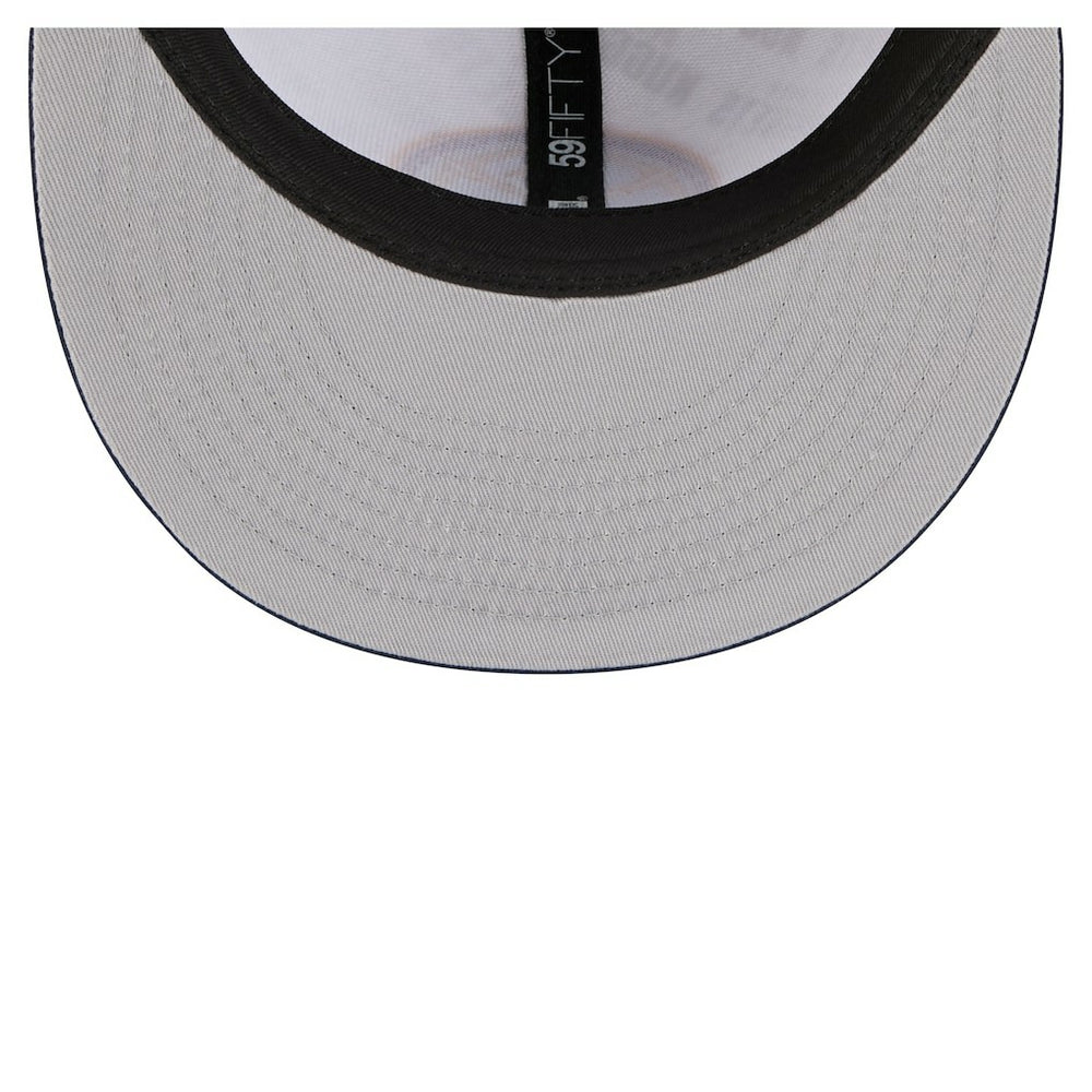 New Era - Denver Nuggets Repeat 59Fifty Fitted Hat - White/Navy