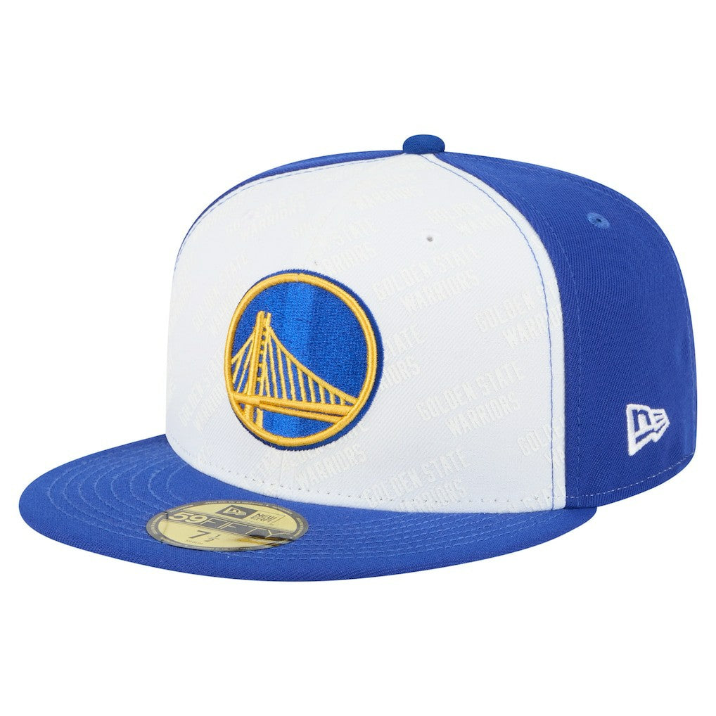 New Era - Golden State Warriors Repeat 59Fifty Fitted Hat - White/Royal