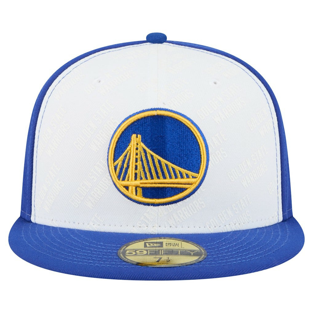 New Era - Golden State Warriors Repeat 59Fifty Fitted Hat - White/Royal