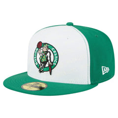 New Era - Boston Celtics Repeat 59Fifty Fitted Hat - White/Kelly Green