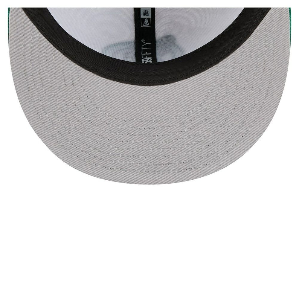 New Era - Boston Celtics Repeat 59Fifty Fitted Hat - White/Kelly Green