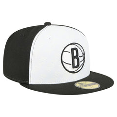 New Era - Brooklyn Nets Repeat 59Fifty Fitted Hat - White/Black