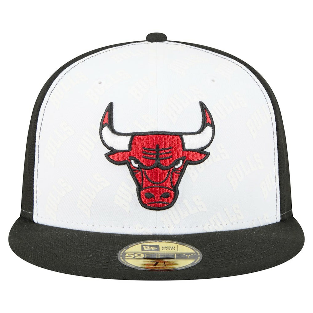 New Era - Chicago Bulls Repeat 59Fifty Fitted Hat - White/Black